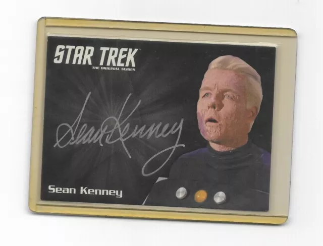 Star Trek The Original Series 50Th Anniversary Sean Kenney Capt. Pike Autograph