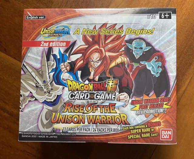 Dragon Ball Super Card Game UW1 Booster Box Unison Warrior 2nd edition