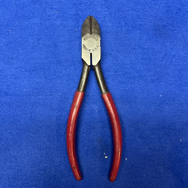 m) Vintage KRAEUTER USA No.4501-6 Diagonal Side Cutting Wire Pliers