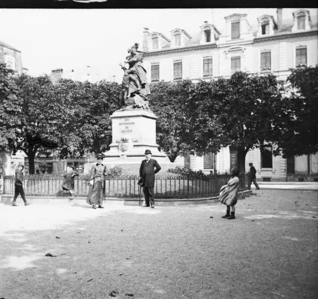 BELFORT 1909 - Négatif Verre - Monument des Combattants - 1595