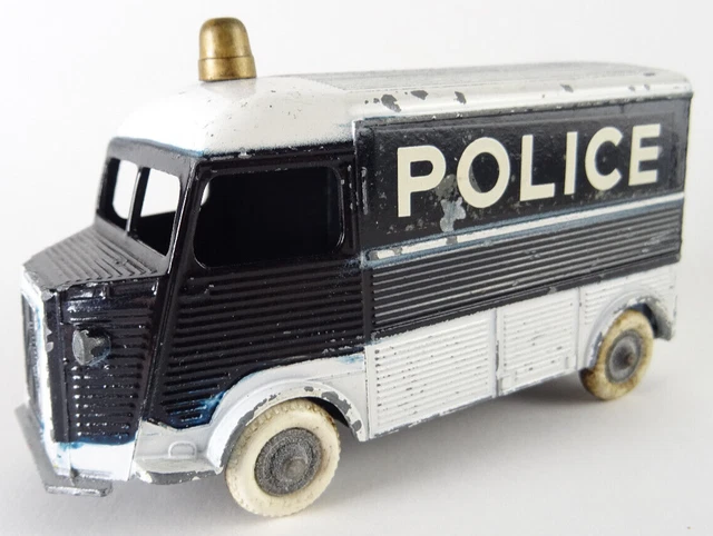 JRD F N° 106P – Miniature Citroën 1200 Kg Police (tube) – Rare échelle 1/40, Couleur Blanche, Fabrication Française