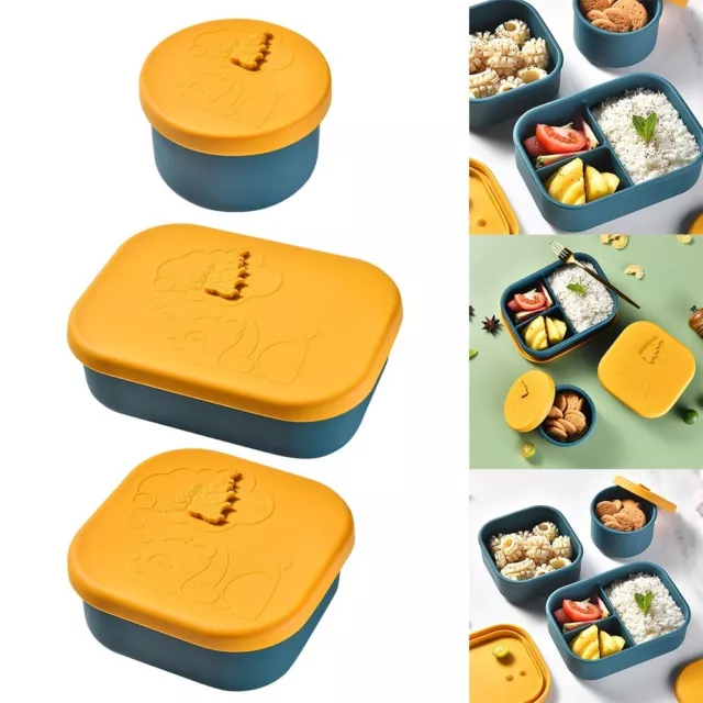 Convenient and Silicone Snack Food Container Perfect for School or Work lunches