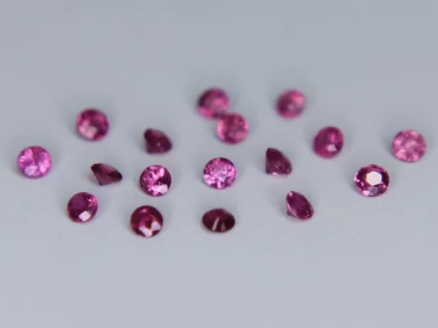 1x Natural Burma Ruby VS Round 1.3mm 1.5mm 1.6mm 1.7mm 1.9mm Loose Gemstone Best