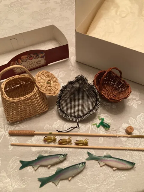 NEW AMERICAN GIRL Kirsten Bait Basket for Kirsten from her Fishing Set - RP  $30.00 - PicClick