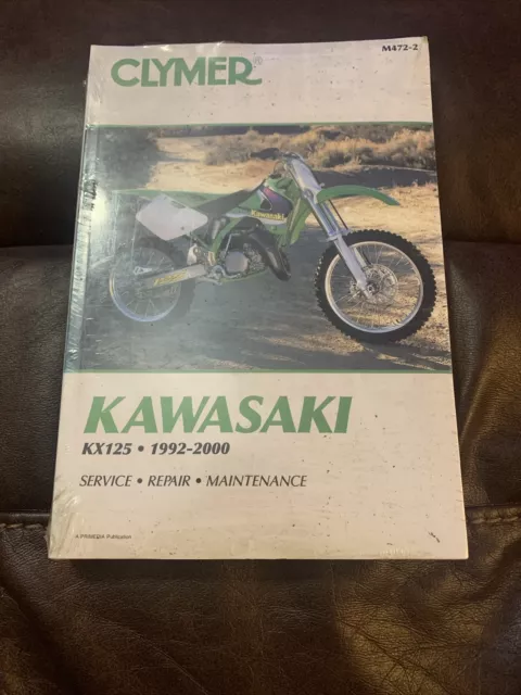 1992-2000 Kawasaki KX125 Service Repair Manual Clymer M472-2 NEW Free Shipping