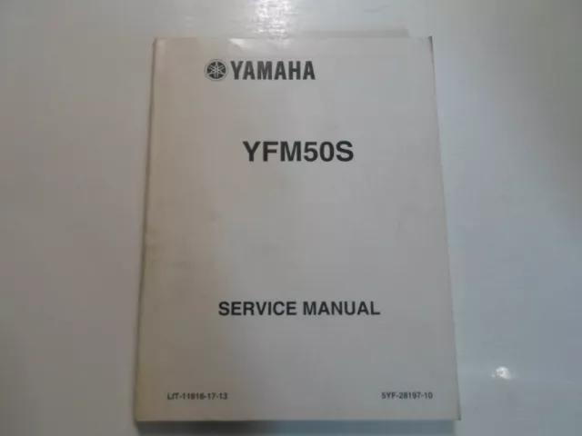 2004 Yamaha YFM50S Service Shop Repair Manual FACTORY OEM BOOK 04 DEALERSHIP