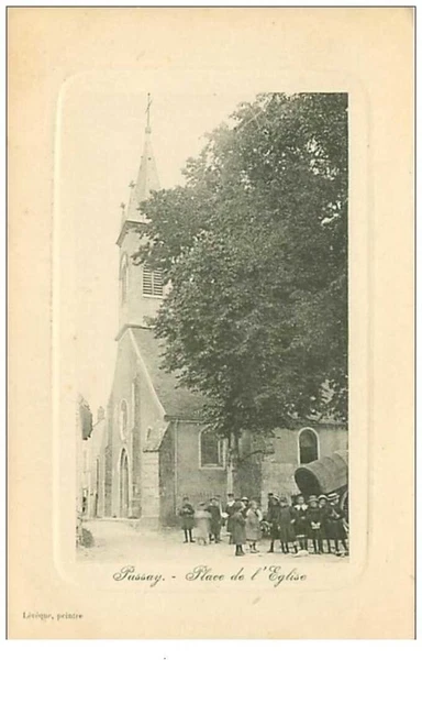91.PUSSAY.n°355.PLACE DE L'EGLISE