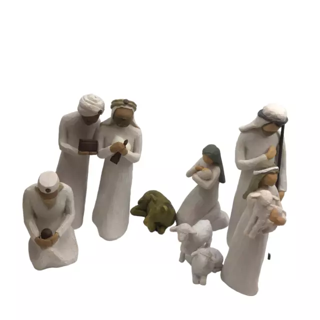 10-Piece Set Willow Tree Nativity Starter Figures W/ The Three Wisemen #NO3604