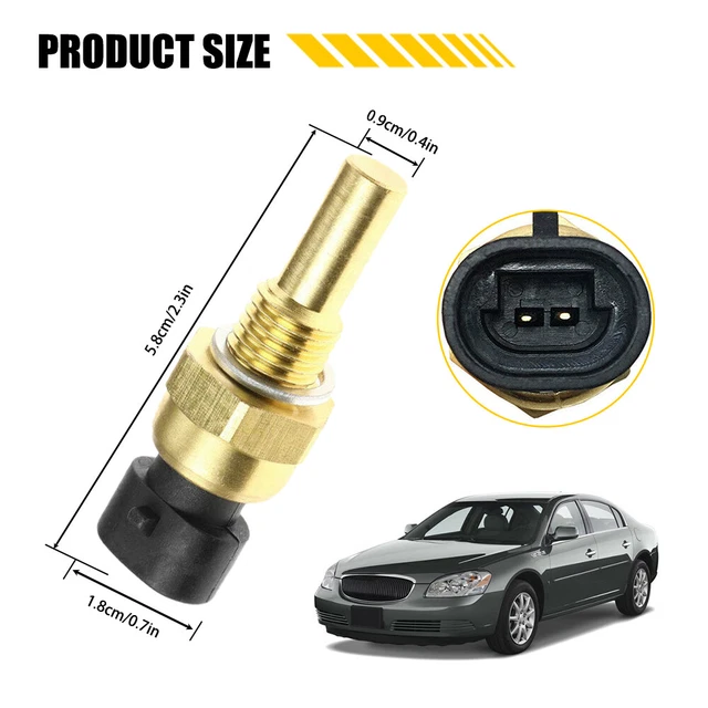 2SET COOLANT TEMPERATURE Sensor Temp For Chevrolet Impala GM HHR GMC