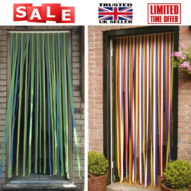 Plastic Strips Insect Control Mosquito Blinds Door Screen Protection Stop Fly UK