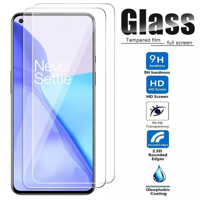 For OnePlus 9 Pro 7T 8T 6 3T 5T Tempered Glass Screen Protector LCD Guard Film