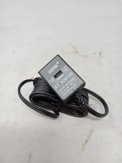 Sunpak AC Adapter For Use With Model GX - 24/28/33 Auto 24/28/33