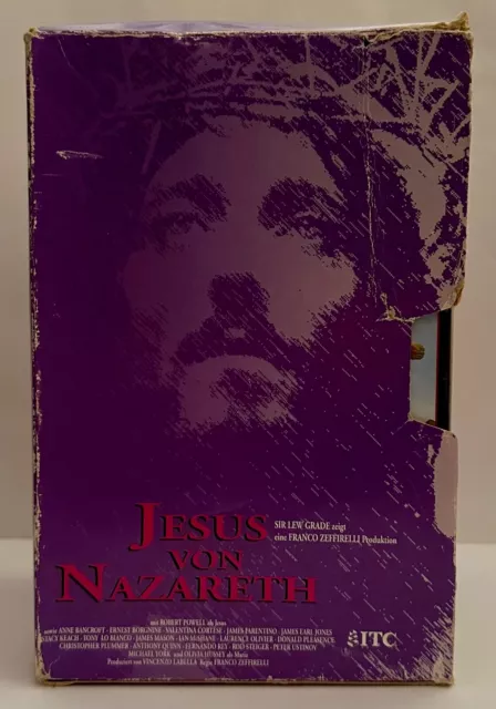 Jesus von Nazareth - 3 VHS Box - alle Teile - guter Zustand - Weltweiter Versand 3