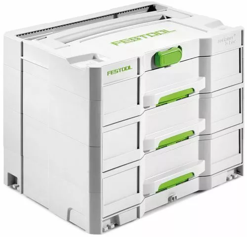 Systainer Festool Sys 4 Tl-Sort/3 Cassetti (New)