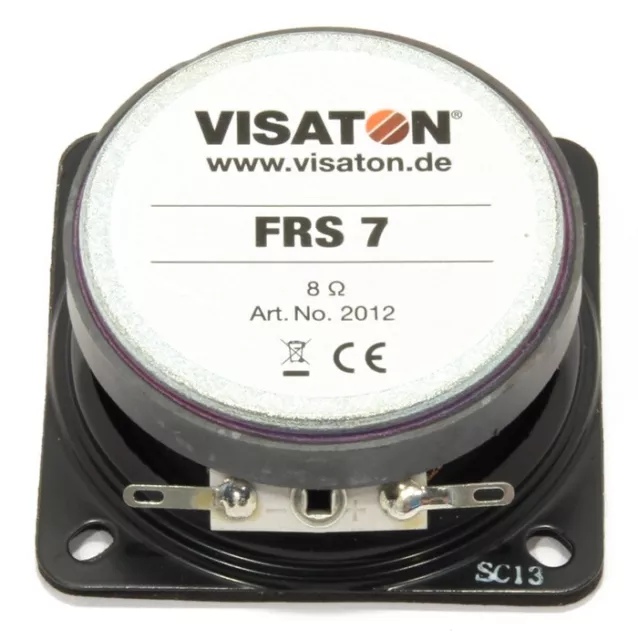 1 Paire Visaton Frs 7 8 Ohm 6,5 CM 2,5 " Breitbandlautsprecher15 Watt