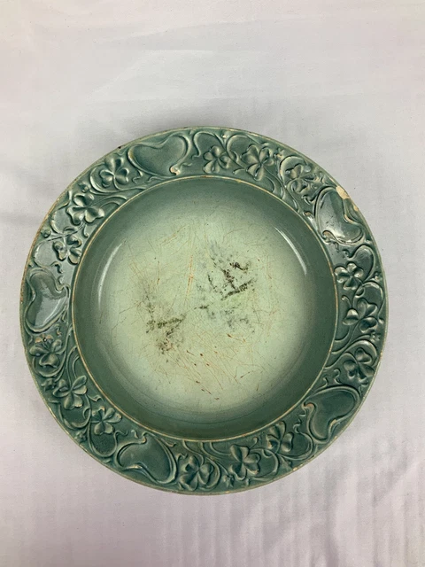 Jolie Assiette/Plat creux en faïence émailler et craquelé XXème