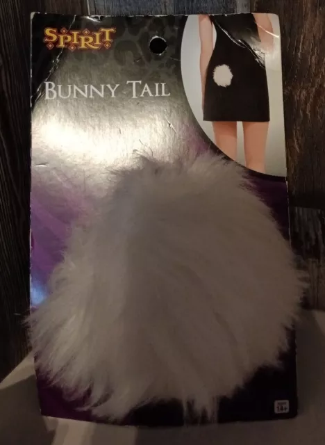 Bunny Tail Rabbit Halloween Costume Accessory Large White Playboy Easter Z-4