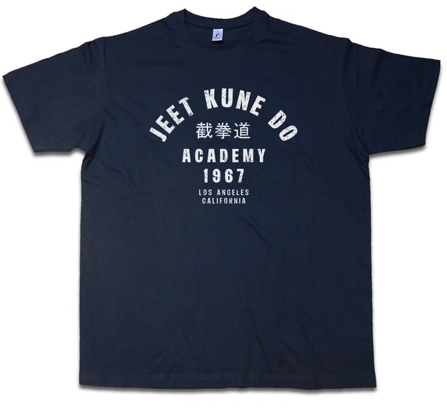 T-Shirt Jeet Kune Do Academy Bruce Arti Marziali Lee Kung Fu Karate Takewondo