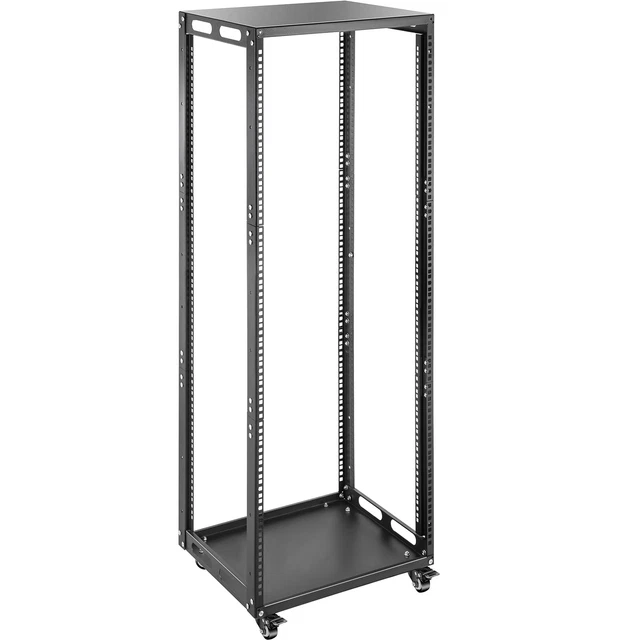 Server Rak Uk VEVOR OPEN FRAME Server Rack Network Server Rack 25U 4 Post 19