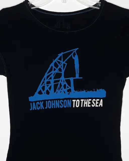 Jack Johnson Concert T-Shirt Size S To The Sea 2010 World Tour Double Sided