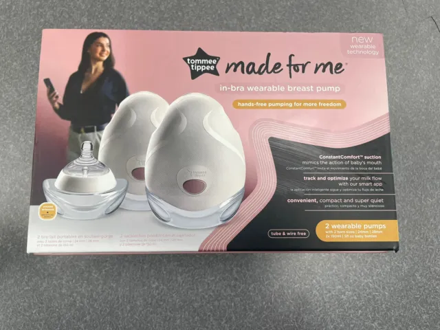 New sealed Tommee Tippee Made for Me In-Bra Wearable Double Electric Breast Pump