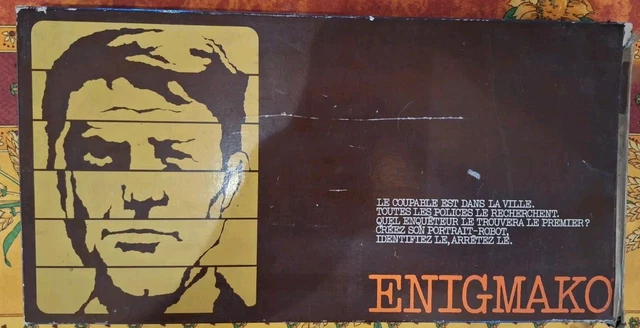 JEU DE SOCIÉTÉ Enigmako 1972 rare en français 99% complet EUR 17,90