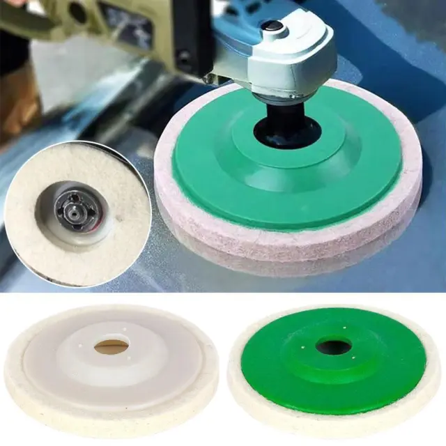 Grindshine Pro Pad, Wool Felt Polishing Wheel Disc Grinders For 100Angle J4Z7