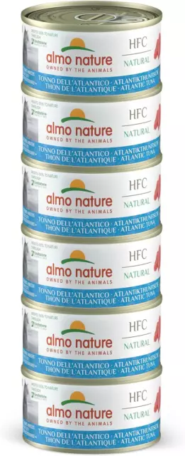 HFC Natural Megapack, Alimento Umido per Gatti - Tonno Dell'Atlantico - (6 Latti