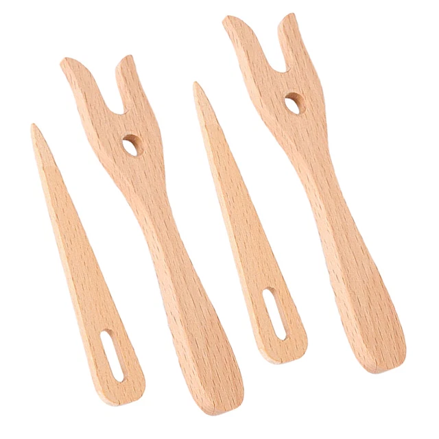 2 juegos de telar manual de madera tejido de ganchillo