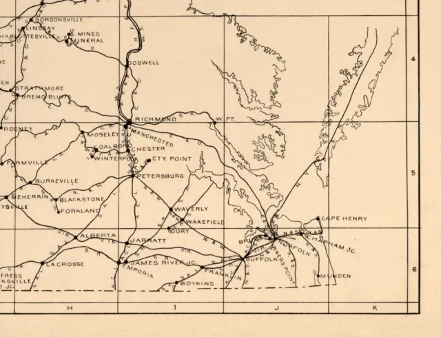 Railway Mail Virginia - Hopkins 1910 - 23.00 x 30.10 3