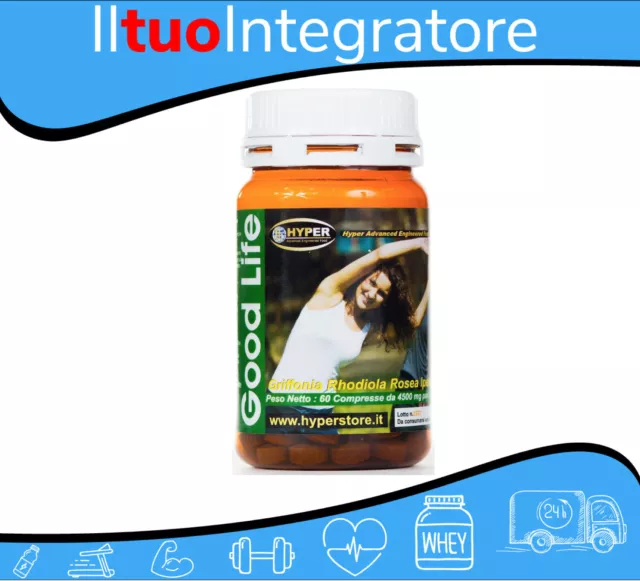 Tranquillante Integratore Ansia Depressione Iperico Griffonia Rodiola 60 CPR