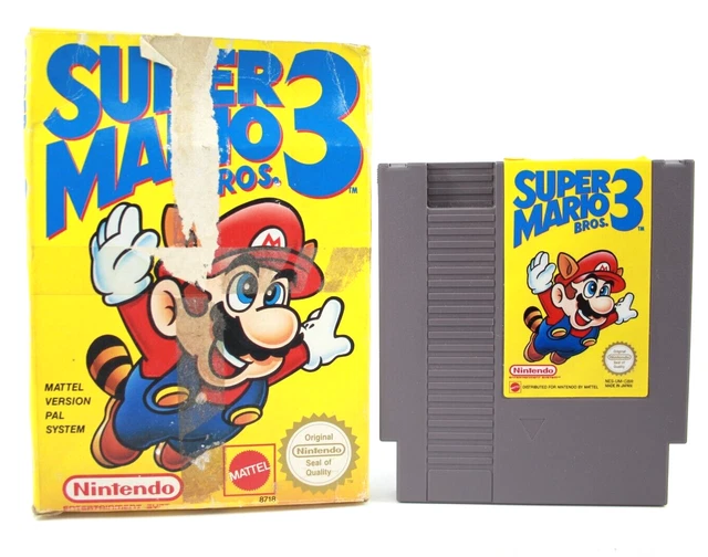 SUPER MARIO BROS 3 pal B FAH nes um fra nintendo nes jeu game