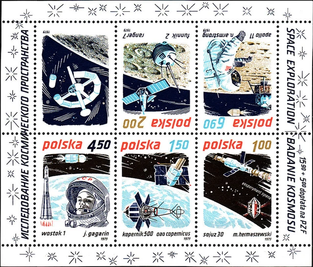 Poland 1979 - Space exploration - Fi bl 110 MNH**