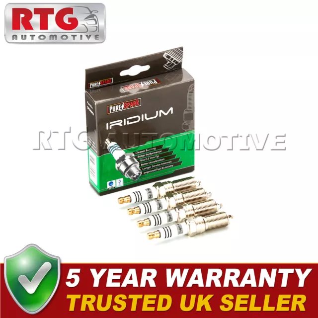 4x Iridium Upgrade Spark Plugs Fits Ford Focus (Mk1) 1.6