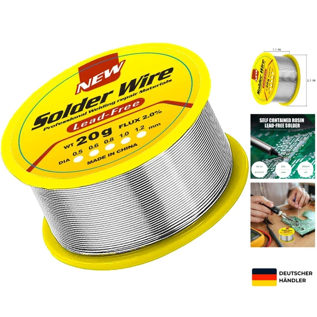 SMD Lötzinn Lot Rolle bleifrei 0,5mm 100g 30m