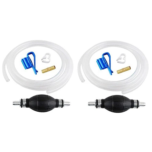 Pompa tubo benzina-sifone, sifone benzina con 2 cavi resistenti PVC-Siph I9O6