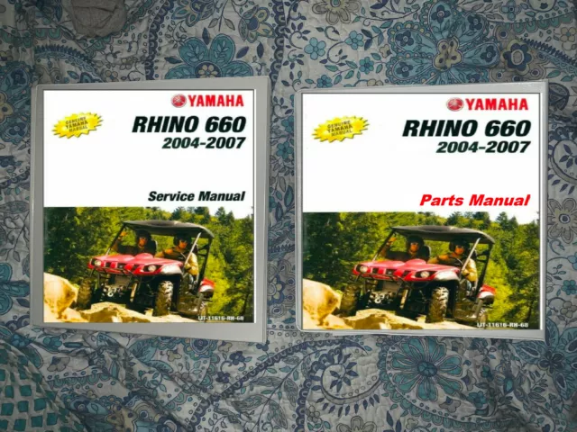 Yamaha Rhino YXR660 Service Repair workshop Manual 2004 06 2007 & parts manuals
