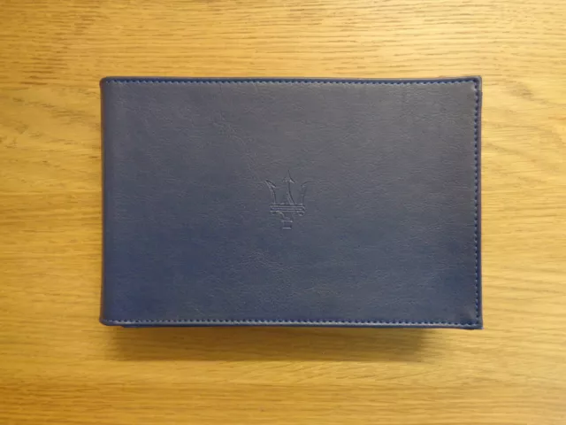 Maserati NEW Owners Handbook/Manual Wallet