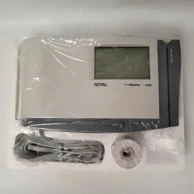 Royal Time Management System CS300 Electronic Time Clock With Swipe Cards 2