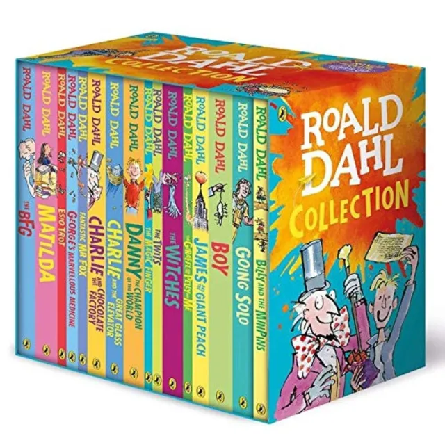 Roald Dahl Collection 16 Books Box Set Paperback The Fast Free Shipping Set Book