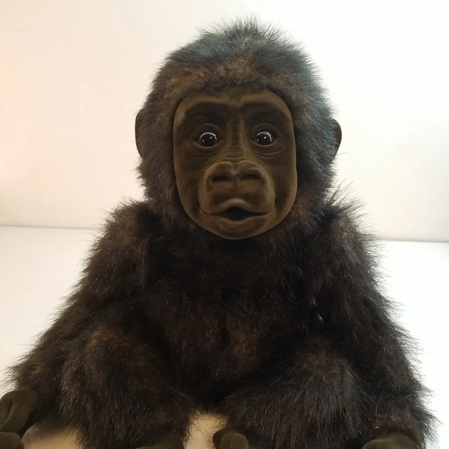 Gorilla BRONX ZOO Congo 11" Realistic STUFFED MONKEY Plush Ape Chimpanzee