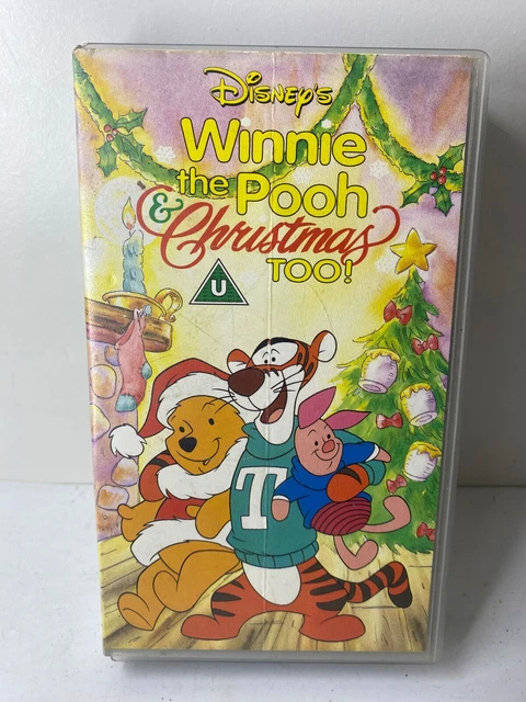 DISNEY'S WINNIE THE Pooh & Christmas Too! On VHS Video Cassette Tape £ ...