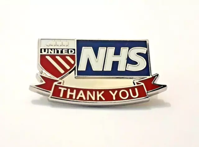 Manchester United Football Club Badge - Pin Badges / Memorabilia & NHS Donation