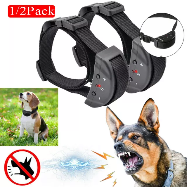 Anti Bark Electric Shock Dog E-Collar Stop Barking Pet Training Collar Control