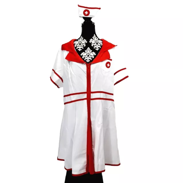 Mapale 6429X Plus Size Tend To Me Lingerie Nurse Costume