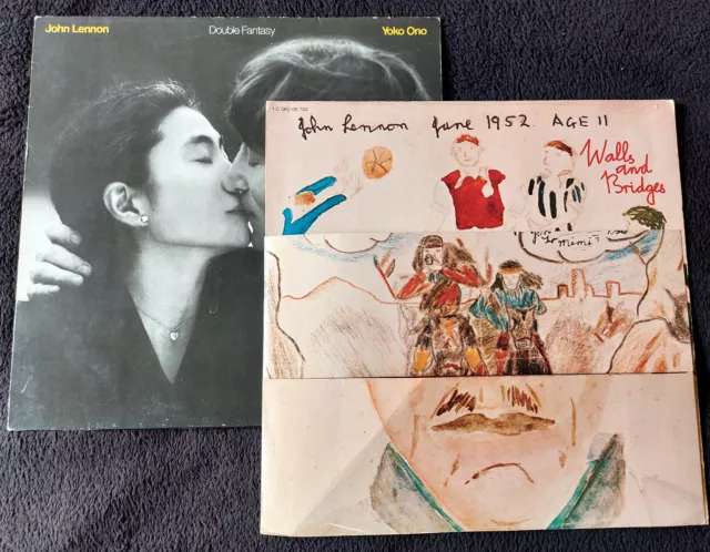 JOHN LENNON – 2Lp's – WALLS AND BRIDGES & DOUBLE FANTASY