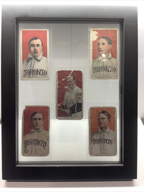 1909-11 T-206 Toronto Maple Leafs Baseball Team Set Lot Of 5