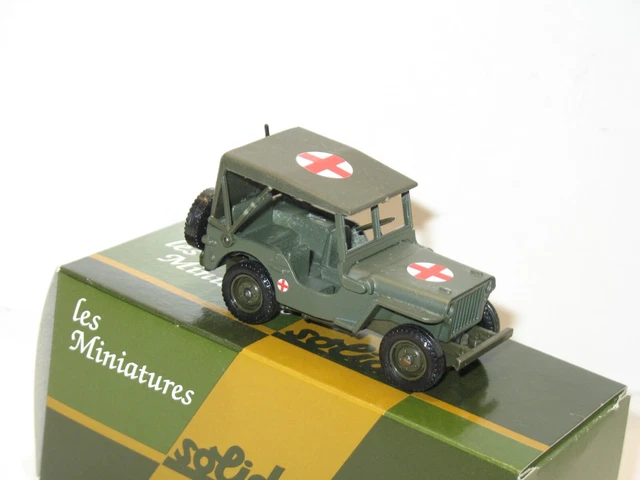 SOLIDO JEEP WILLYS aviation militaire. follow me, guidage taxi runways