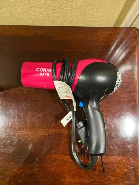 Conair 1875 Watt Turbo Hair Dryer, Pink