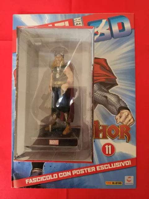 Marvel Heroes 3D Centauria Action figure + Fascicolo #11 THOR